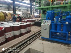 單級(jí)真空濾油機(jī)現(xiàn)場(chǎng)安裝調(diào)試