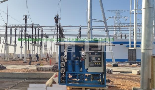 變壓器油濾油機現場 變壓器油濾油機現場